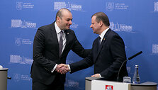 Saulius Skvernelis ir Mamuka Bakhtadze