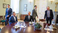 Ramūnas Karbauskis, Remigijus Žemaitaitis, Gediminas Kirkilas, Valdemaras Toma&scaron;evskis, Gitanas Nausėda