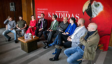 Spaudos konferencijos akimirka