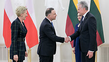 Agata Kornhauser-Duda, Andrzejus Duda, Gitanas Nausėda