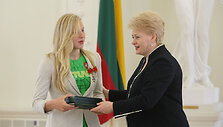 Dalia Grybauskaitė ir Rūta Meilutytė