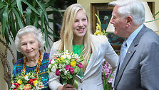 Rūta Meilutytė ir Valdas Adamkus