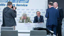 Spaudos konferencijos akimirka