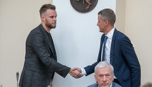 Gabrielius Landsbergis ir Žygimantas Vaičiūnas