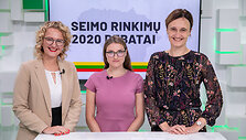 Au&scaron;rinė Armonaitė, Liepa Želnienė, Viktorija Čmilytė-Nielsen