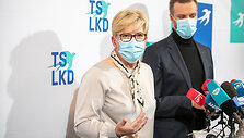 Ingrida &Scaron;imonytė ir Gabrielius Landsbergis