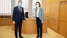Darius Jauni&scaron;kis ir Viktorija Čmilytė-Nielsen 