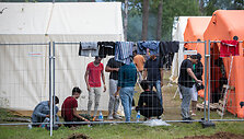 Migrantų kasdienybė Rūdninkų poligone