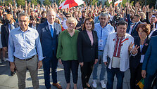 Baltarusijos demokratinės opozicijos palaikymo akcija &bdquo;Vieni metai po revoliucijos&ldquo;