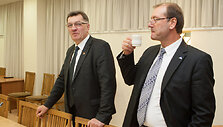 Algirdas Butkevičius ir Viktoras Uspaskichas