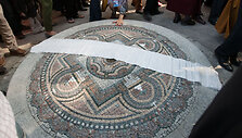 Mozaikinės kompozicijos &bdquo;Mandala&ldquo; (skulptorius Rimantas Sakalauskas) atidengimas