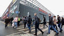 I&scaron;pardavimas prekybos centre sulaukė žmonių antplūdžio