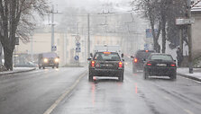 Trečiadienį Vilniuje gausiai sninga