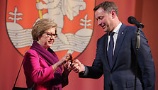 Vida Rama&scaron;kienė ir Artūras Zuokas