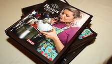 Knygos autorė pasakojo apie virtuvės paslaptis, dalinosi patarimais su vakaro svečiais.