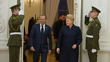 Donaldas Tuskas ir Dalia Grybauskaitė