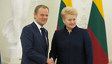 Donaldas Tuskas ir Dalia Grybauskaitė