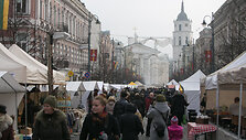 Užgavėnių &scaron;ventė Vilniaus centre