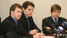 Rolandas Aliukonis, Petras Nausėda, Martynas &Scaron;likas