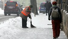 Snieginga kovo 9 d. Villniuje