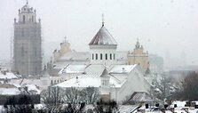 Snieginga kovo 9 d. Villniuje