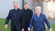 Dalia Grybauskaitė ir Gintaras Gru&scaron;as
