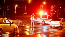 Policijos reidas Pilaitės prospekte