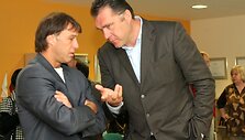 &Scaron;arūnas Marčiulionis ir Arvydas Sabonis