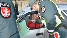 Rytinis kelių policijos reidas Vilniuje