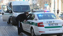 Vilniaus centre policija rūpinosi eismo saugumu