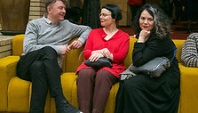 Ignas Jonynas, Sandra Straukaitė (de&scaron;inėje)
