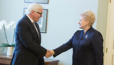 Frankas Valteris &Scaron;teinmejeris ir Dalia Grybauskaitė