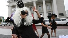Lady Gagos nustebino Vilniaus gyventojus ir svečius