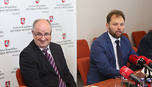 Spaudos konferencija Lietuvos ir Baltarusijos ekspertų susitikimui dėl Astravo atominės elektrinės aptarti