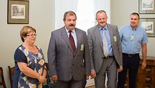 I&scaron; kairės: Gražina Gruzdienė, Artūras Černiauskas, Rimtautas Ramanauskas, Svajūnas Andriulis  