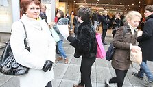 Protesto akcijos akimirka