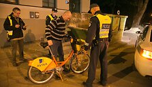 Rugsėjo 16 d. vakaro policijos reidas Vilniuje