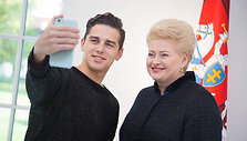 Donatas Montvydas ir Dalia Grybauskaitė