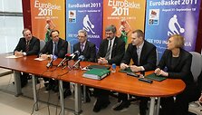 Pasira&scaron;yta sutartis dėl 2011 metų Europos vyrų krep&scaron;inio čempionato organizavimo