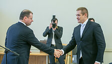 Saulius Skvernelis ir Eimutis Misiūnas