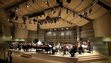 Lietuvos valstybinio simfoninio orkestro dvide&scaron;imt antrojo gimtadienio koncerto repeticija