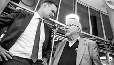 Gabrielius Landsbergis ir Vytautas Landsbergis