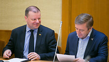 Saulius Skvernelis ir Ramūnas Karbauskis