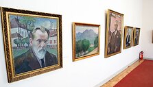 Minint dailininko 125-asias gimimo metines, eksponuojami Justino Vienožinskio darbai