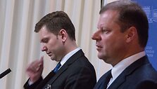 Vidas Valikonis ir Saulius Skvernelis