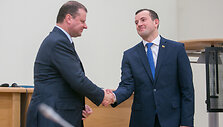 Saulius Skvernelis ir Virginijus Sinkevičius