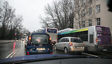 Transporto spūstis Vilniuje