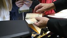 Lietuvos banko būstinėje
