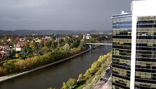 Vilnius prie&scaron; audrą