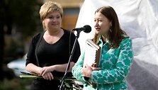 Paminklo J.Ivanauskaitei atidengimas